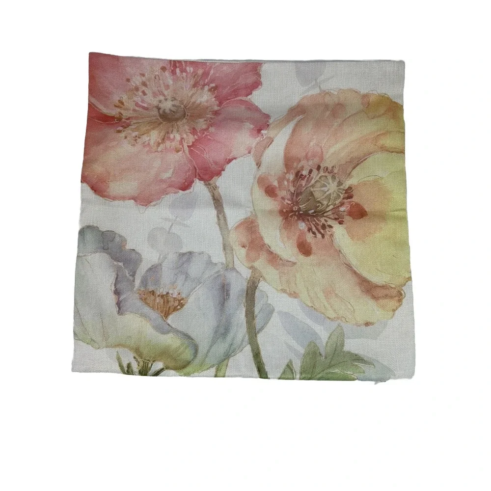 Floral Decorative Pillow Covers Sofa/Bed Set 6 17
